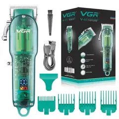 GENERICO - Máquina De Corte De Cabello Profesional Recargable E Inalámbrica VGR