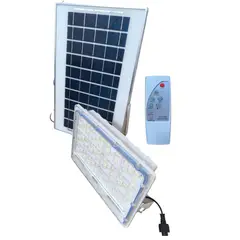 GENERICO - Reflector Solar 200w Panel Lampara Led Luz Blanca Control Ip