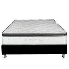 PLUMA HOME - Colchón 140X190 Ortopédico Resortado Incluye BASECAMA.
