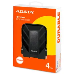 ADATA - Disco Duro Externo 4TB HD710 PRO Negro