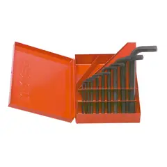 URREA - Juego de 10 llaves hexagonales "L" métricos caja