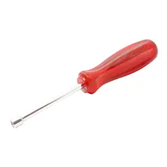 URREA - Destornillador mango color rojo de caja, pulgadas 1/2"