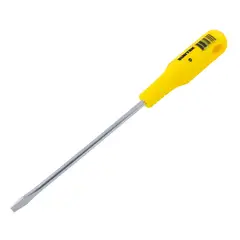 SURTEK - Destornillador amarillo barra redonda pta plana 3/8x8