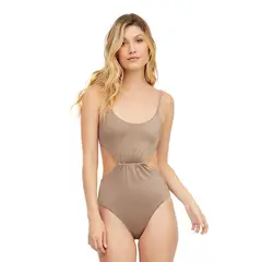 KIBYS - VESTIDO DE BAÑO ENTERO TERRA MARRÓN 89963