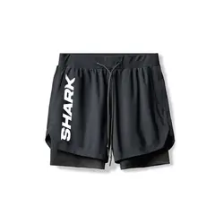 SHARK - PANTALONETA DEPORTIVA RUNNING ACTIVIDAD FISICA GIMNASIO 2 EN 1_..