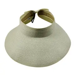 VELBROS - Gorra Visera Ala Ancha Fina Cachucha Unisex Deport Playa - Beige
