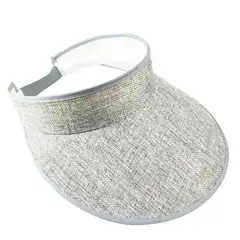 VELBROS - Gorra Visera Pava Cachucha Ala Ancha Deporte Sol - Gris