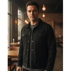 THE CLOTHING COMPANY - Chaqueta Hombre Gamuza Sintética Forrada