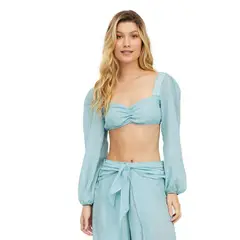 KIBYS - CROP TOP AZUL 9016
