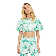 KIBYS - CROP TOP ESTAMPADO 9021