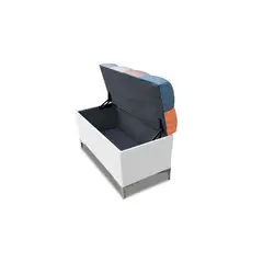 MAGIC CLASS - PUFF BAUL MULTICOLOR160X40X50 ECOCUERO BLANCO