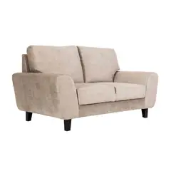 MUEBLES FIOTTI - Sofa 2 Puestos Beige Poliester Evora