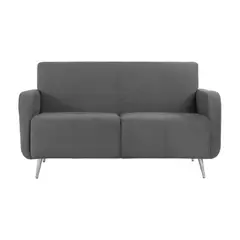 MUEBLES FIOTTI - Sofa 2 Puestos Gris Zue Poliester Zue