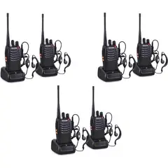 BAOFENG - Radio Intercomunicador BF 888S Walkie Takie PROM X 6