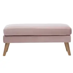 DISEÑOS RAMONA'S - Banca 100x40x45 Rosa Tela