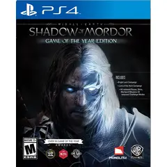 WARNER BROS - Middle earth shadow of mordor game of the year edition - playstation 4