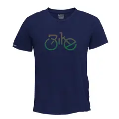 CREACIONES NU CROWN - Camiseta Bike bicicleta ciclismo Hombre Color Azul Nu Crown