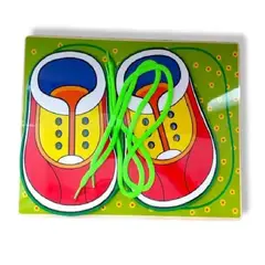 SWISSHOME DR HOFFMAN - JUEGO EDUCATIVO PARA NIÑOS +3 AÑOS ZAPATO DE AMARRAR