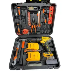 GENERICO - Taladro Percutor Inalámbrico De 24v Con Accesorios Herramientas