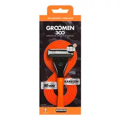 GROOMEN - Máquina Afeitar 300+ 1 Cartucho De 3 Navajas