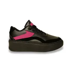 EVEGONZ - Tenis Casuales Negros Calzado Deportivo Mujer Zapato Plano Cómodo