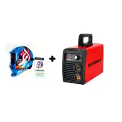 GENERICO - SOLDADOR 160 AMP 110/220V DFTOOLS + CARETA SOLDAR INTELIGENTE