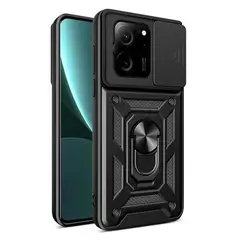 GENERICO - Funda Estuche Case Slider Compatible Con Xiaomi 13T Y 13T Pro Negro