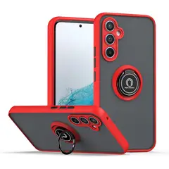 GENERICO - Funda Estuche Anti Golpes Mate Compatible Samsung A35 5G Rojo