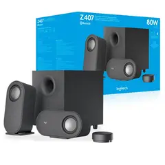LOGITECH - Altavoces Subwoofer Z407 Bluetooth 80W