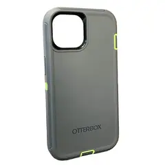 OTTERBOX - Estuche Defender Para iPhone 15 - Gris con Verde
