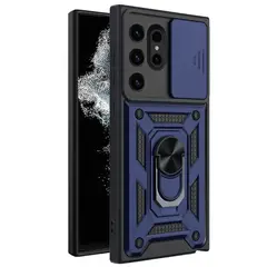 GENERICO - Funda Estuche Case Slider Compatible Con Samsung S24 Ultra Azul