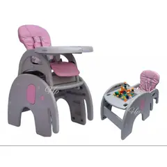 MAXIBABY - Silla comedor 2 en 1 con escritorio