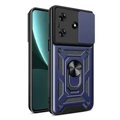 GENERICO - Funda Estuche Case Slider Compatible Con Tecno Spark 10C Azul