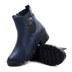 VIAR - Botines Cuero Mujer Mile Azul