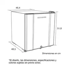 CHALLENGER - Minibar 47 Litros Gris CR051