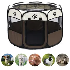 GENERICO - Corral Plegable Portátil Para Gatos Y Perros Jaula Tienda