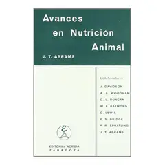 GENERICO - Avances En Nutrición Animal
