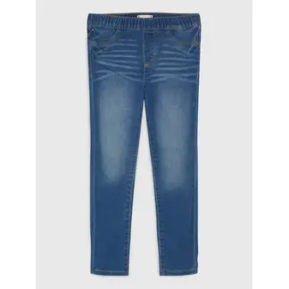 TOMMY HILFIGER - Leggings De Niño Adaptive Estilo Vaquero Beige