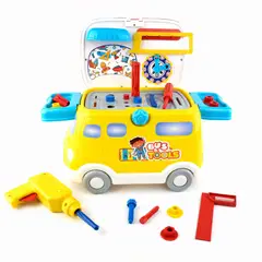 ENERGY PLUS - Bus de Herramientas con 23 Piezas Creatividad y Aprendizaje