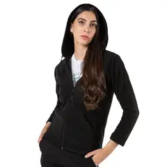 SANTANA - Hoodie Térmico Mujer Nevado del Cocuy Negro_.