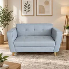 ELITE LIVING - SOFA SEUL 2 PUESTOS GRIS CLARO
