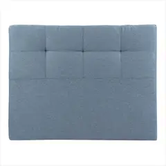 PRODESCANSO - [SENCILLO- E] Cabecero En Microfibra - 120 X 110 X 12 Entero - GRIS