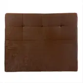 PRODESCANSO - [SENCILLO- E] Cabecero En Microfibra - 200 X 110 X 12 Entero -CAFE