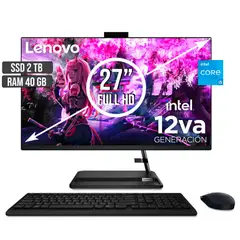 LENOVO - TODO EN UNO INTEL CORE I5-12450H SSD 2TB RAM 40GB LED 27 FULL HD