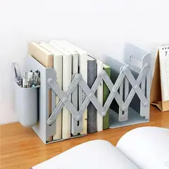 GENERICO - Organizador De Libros retráctil oficina Plegables Con Portalapices