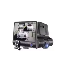 GENERICO - Cámara Para Carro Dvr 3 En 1 Cam Vehiculo Lentes 1080p Full