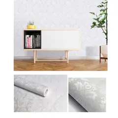 GENERICO - Papel Vinilo Adhesivo De 10 M X 45 Cm Blanco