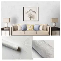 GENERICO - Papel Vinilo Adhesivo De 10 M X 45 Cm Blanco