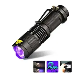 GENERICO - Linterna Ultravioleta Led Uv Con Función Zoom
