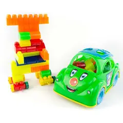 ENERGY PLUS - Carro Didáctico Aventura y Aprendizaje con 30 Bloques Verde